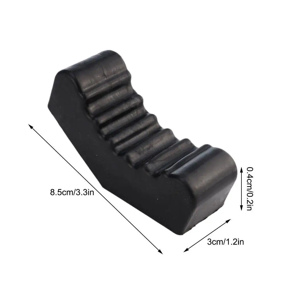 2pcs Rubber Jack Stand Pad Car Slotted Lift Jack Stand Rubber Pad Floor Adapter Frame Rail Pinch Lifting Repair Tools Universal CM World