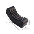 2pcs Rubber Jack Stand Pad Car Slotted Lift Jack Stand Rubber Pad Floor Adapter Frame Rail Pinch Lifting Repair Tools Universal CM World