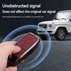 1pcs Leather Car Smart Key Case Cover Shell Fob Holder For Mercedes Benz A B C E S  R-Class C43 CLA GLB GLC GLK SLK SL Vito W20 CM World