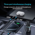 Anker 167.5W Car Charger 3-Port 2C1A Fast Charging Cigarette Lighter Adapter Car charger for iPhone/Huawei/Xiaomi Gifts