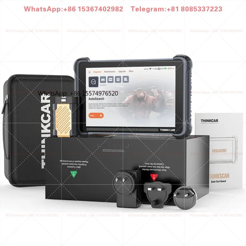 THINKCAR THINKSCAN 689BT Diagnostic Tool with Lifetime Free Update Full System ECU Coding 34 Reset CANFD DoIP Obd2 Car Scanner Car Mobile World