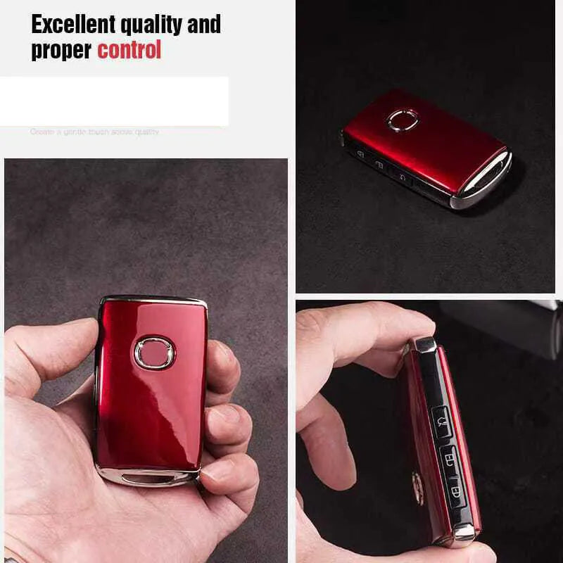Car Remote Key Fob Cover Case Holder Keychain Shell Fit For Mazda CX30 CX60 CX90 CM World
