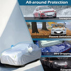 For Skoda Kamiq Outdoor Protection Full Car Cover Snow Covers Sunshade Waterproof Dustproof Exterior Car Accessories Car Mobile World