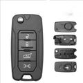 2 3 4 Buttons Car Key Housing Key Case Shell for Jeep Renegade Compass Patriot Liberty Wrangler Renegade 2015 2016 2017 2018 CM World