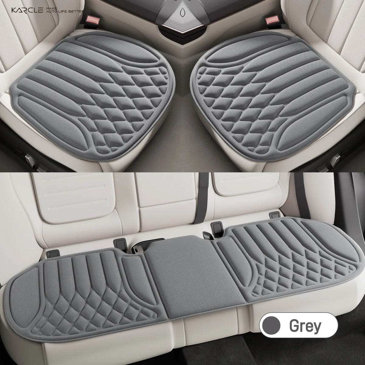 Breathable Latex cotton Car Seat Cover Set High-elastic Auto Seat Cushion Antibacterial Seat Pads Universal Chair Mat