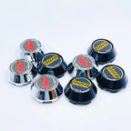 4PCS JDM Sport Rim Cap Clip 60mm 64mm 65mm 68mm 69mm VOLK RAYS Emblem Sticker Wheel Center Hub Caps Car Cover Cap Black & Silver CM World