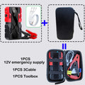 12V Car Jump Starter , 3000A Peak 99800mAh Portable Power Bank ,12V Auto Battery Booster with LCD Display, Emergency LED Light