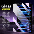 Tempered Glass For iPad 10th 9th Generation A16 Pro 12.9 11 13 2025 Screen Protector For ipad Air 4 5 Mini 6 7 7th 8th 10.2 Film Car Mobile World