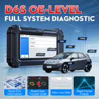 XTOOL D6S Car Diagnostic Tools OBD2 Full System Diagnostic Scanner 30+ Reset Services FCA Autoauth CAN FD Lifetime Free Update