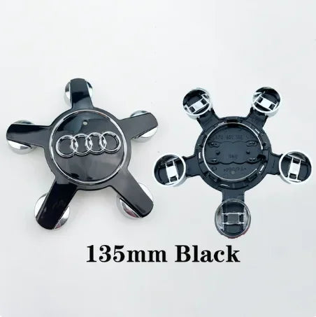 Audi 4pcs 60mm 61mm 68mm 69mm 123mm Car Styling Wheel Center Cap Hub Covers Badge for Audi A3 A4 A5 A6 A7 A8 S4 S6 Sticker CM World