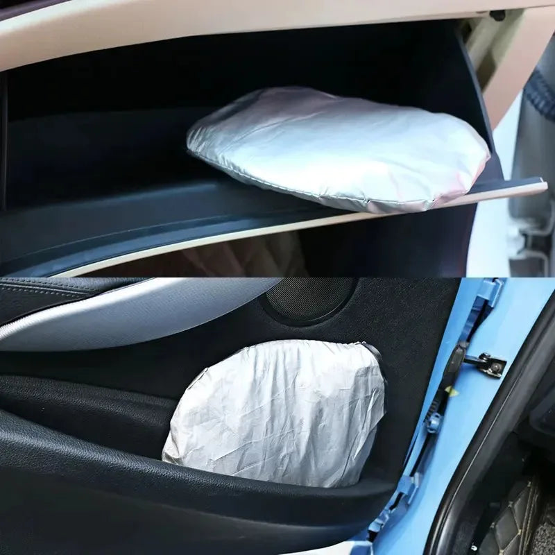 Car Windshield Sun Shade Foldable Aluminum Foil Sun Visor Auto Front Window Sunshade UV Protection For Most Cars SUV Truck