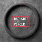 Suede Cover for All Seasons Car Steering Wheel Cover Ultra-thin Non-slip D-shaped Round Breathable Auto Steering Wheel Protector CM World