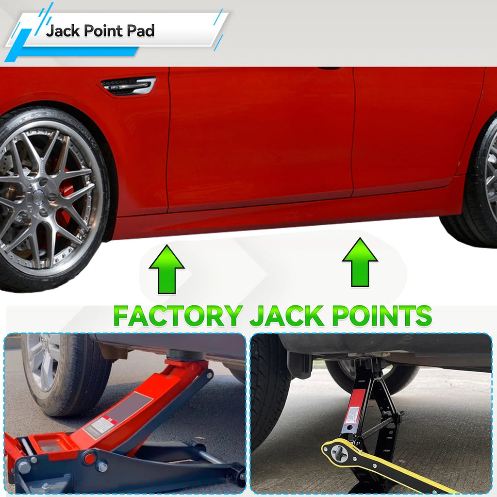 Jack Rubber Pad Anti-slip Adapter Support Block Car Lift Tool For Audi For Audi A6 Quattro A7 R8 RS6 RS7 S6 S7 TT Jacking Points CM World