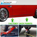 Jack Rubber Pad Anti-slip Adapter Support Block Car Lift Tool For Audi For Audi A6 Quattro A7 R8 RS6 RS7 S6 S7 TT Jacking Points CM World