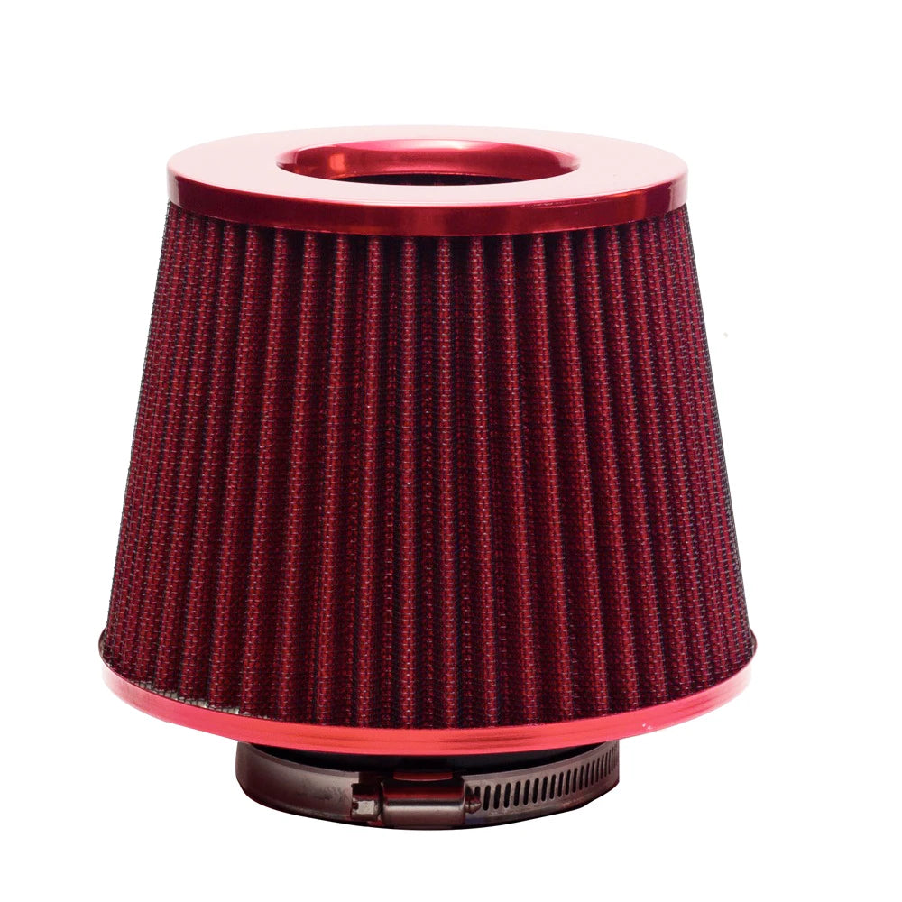 76MM 3 Inch High Flow Cold Air Intake Filter Universal Induction Kit Car Accessories Vehicles Air Filters Sport Power Mesh Cone CM World