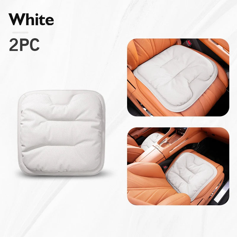 Universal Car Seat Cover Leather Cars Seat Waist Cushion Covers Four Season Auto Interior Seats  Protection Pad Car Accessorie CM World