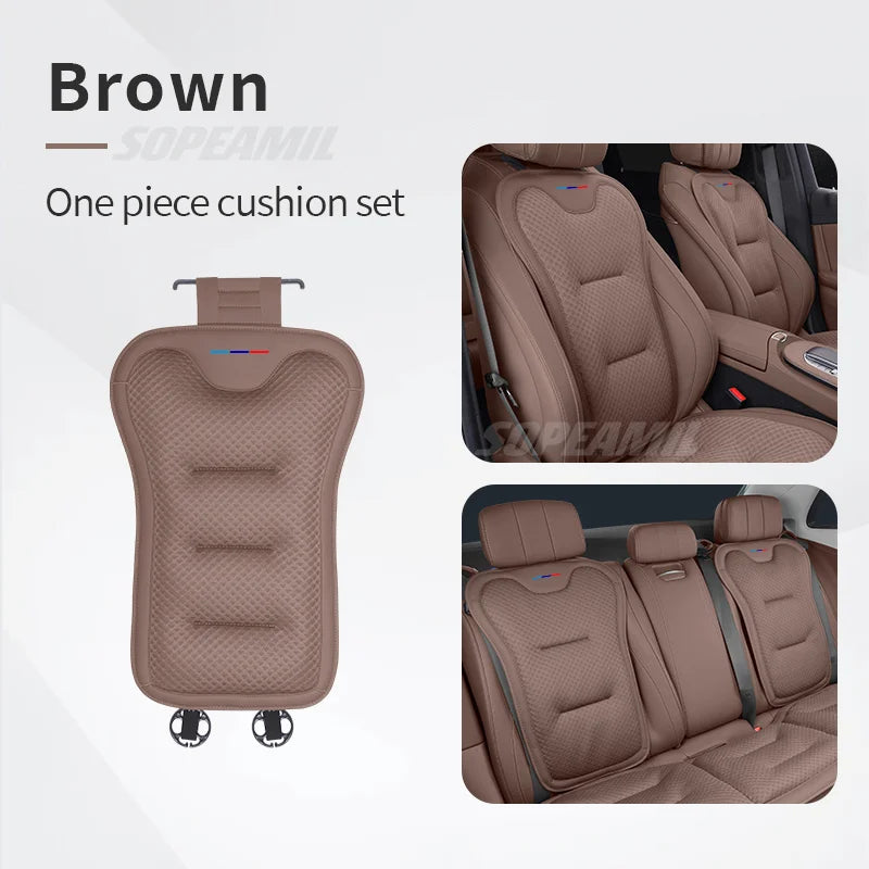 Car Seat Cushion Cover Ice Silk Seat Protector Pad For BMW M Power X3 X4 X5 X7 E36 E39 E46 E60 E65 E90 F10 F15 F20 F25 F30 G20