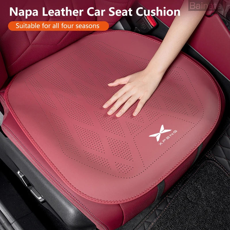 Car Seat Covers, For XPENG G6 P7 G9 MONA M03 G3 P5, Protective Covers Breathable Sweatproof, Four Seasons Leather Seat Cushion Car Mobile World