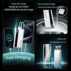 For  Xiaomi 120W 200000mAh High Capacity Power Bank Super Fast Charging Portable External Battery Power Bank For Iphone Samsung Car Mobile World