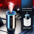 Car Aroma Diffuser with LED Starry Ambient Light 50ml Cologne Perfume Car Air Freshener Flavoring for Cars Fragrance Diffusers CM World
