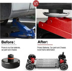 4pcs For Tesla Model X/S/3 Black RubberJackLifting Point Pad AdaptersPremiumStyling Enhanced Protection Easy Jacking Support Pad CM World