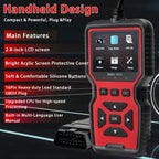 2024 V519 Professional Obd2 Scanner - Usb-Powered Automotive Diagnostic Tool with Real-Time Data Stream, Full-Featured Obd Ii Testing (I/M Ready, Bod2/Eobd), Clears Engine Fault Lights, Reads/Erases Codes for Most Vehicles, A CM World