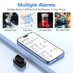 4G Mini OBD Car Tracker Builtin Battery Plug Play OBD II Car GPS Tracker Auto Truck Car Anti-Theft Vibration Alarm Free APP CM World