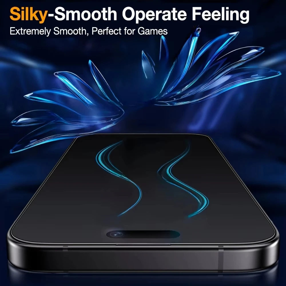 1-5Pcs Matte Privacy Tempered Glass Screen Protector For iPhone 17 16 Pro Max Air 16e 15 14 Plus 13 11 12 XS XR Dust Free Instal Car Mobile World