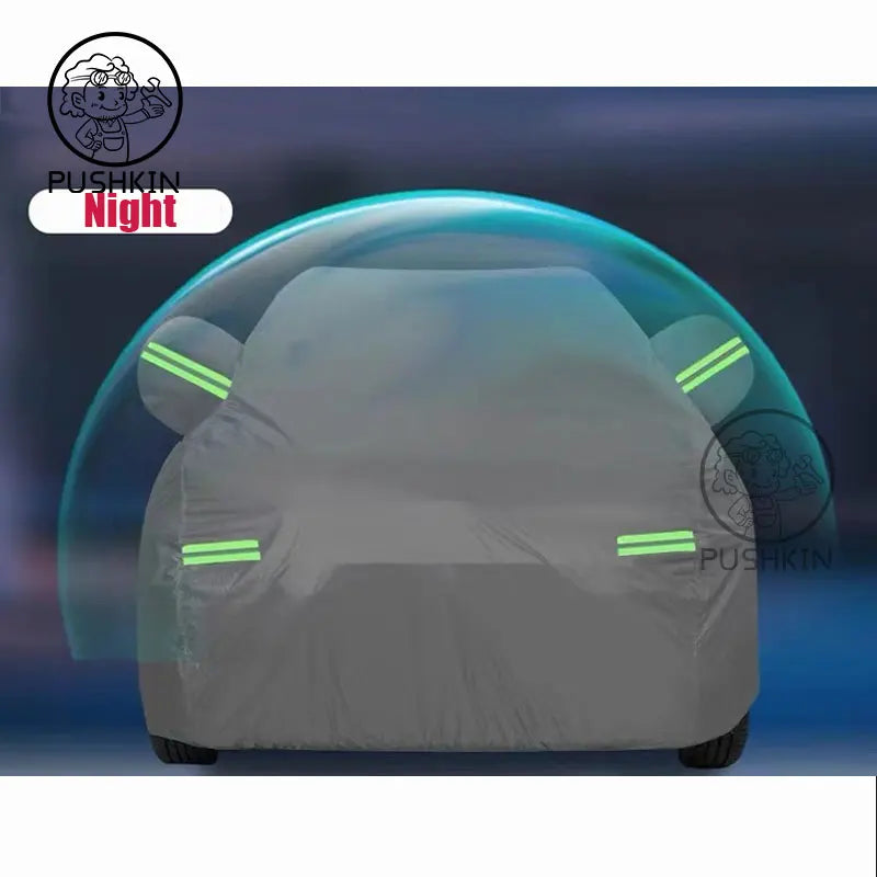 Car Cover For JAECOO J5 2026 2027 Outdoor Sun Shade Anti-UV Rain Snow Fog Resistant Cover Dust Proof Car Mobile World