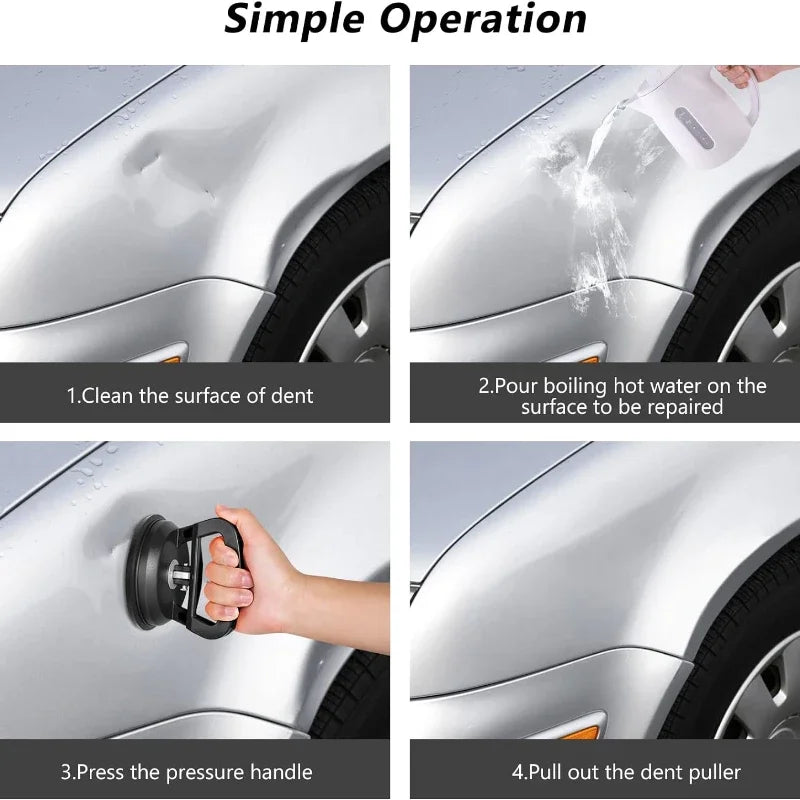 Car Dent Remover Vehicle Dent Puller Handle Lifter, Suction Cup Dent Puller for Car Body Dent, Glass, Tiles and Mirror CM World