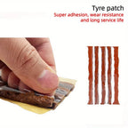 New Car Tire Repair Tool Kit Studding Tool Auto Bike Puncture Plug Garage Needle Nose Pliers Vacuum Film Nail EVA Storage Case CM World