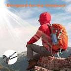 10000mAh Outdoor Solar Power Bank | Fast Charge Waterproof Shockproof Flashlight Compass In Stock Car Mobile World
