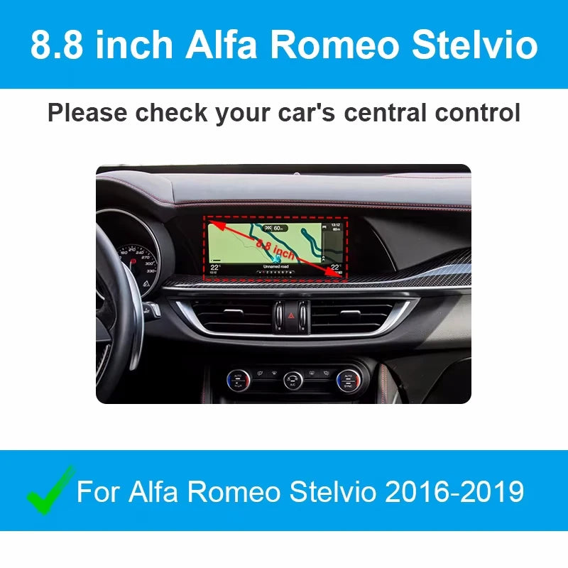 ANYFAR New Upgrade Wireless Carplay Android Auto Car Play Function Box for Alfa Romeo Stelvio & Giulia 2017-2020 Models CM World