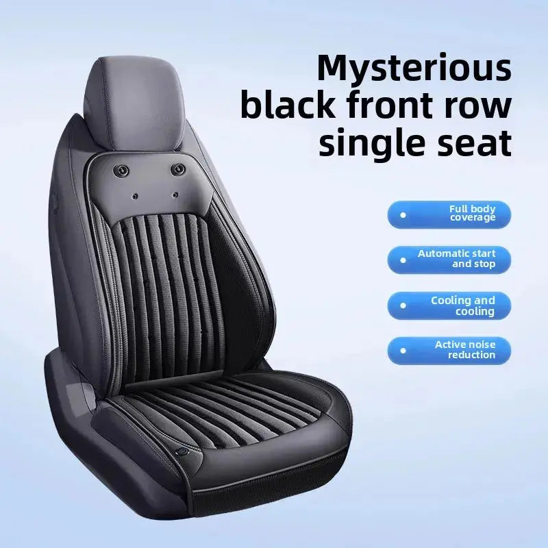 Cool Ventilation Seats Universal Car Seat Ventilation Cover Car Blowing Summer Cool SUV Car Seat Cushion Breathable Auto Cooling Car Mobile World
