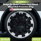20inch Hub Ring Protection Wheel Cover Design For Tesla Model Y 2020-2024 Hight Performance Protective Full Rim Cover Accessorie