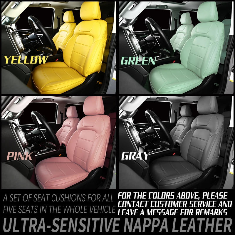 Custom Car Seat Covers Full Set Leather For Tank 300 2021 2022 2023 2024 Auto Interior Styling Protector Accesories Styling Car Mobile World