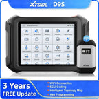 XTOOL D9S Automotive Diagnostic Tools OBD2 Scanner ECU Coding Topology Map Bi-Directional Key Programmer CANFD DOIP