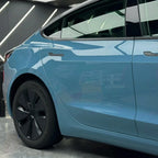 PET Smoke Rain Blue Car Vinyl Wrap Film Waterproof Scratch Resistant Stickers for Auto Motorcycle Body DIY Modification Decal