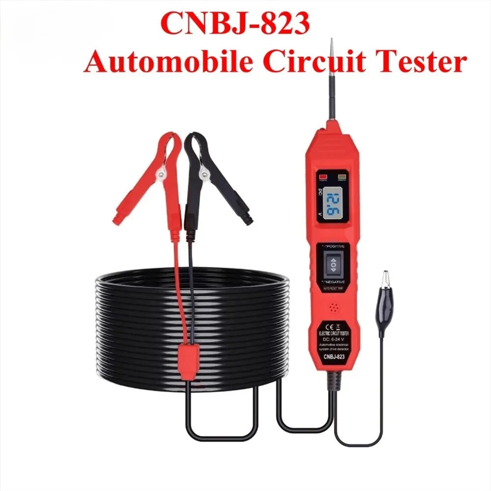 Circuit Tester, Automotive Electric Circuit Tester with Voltage Display LED Light, Car Power Circuit Probe Kit for 3.5-36V DC CM World