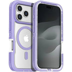 Matte Clear Magnetic OTT Phone Case For iPhone Air 18 17 16 15 14 Plus 13 Pro Max Anti-Slip Grip & Wireless Charge Protect Cover
