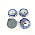 Car Wheel Center Logo Hub Cap 4pcs 75mm For Mercedes Benz AMG W204 C218 A207 C117 CLA CLS E Class W212 S212 X166 W176 W205 W246