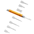 Double headed detachable terminal pin extraction tool suitable for AMP Metri Pack  Molex connectors, and General Motors repair CM World