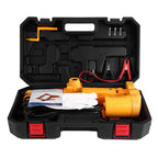 12V Compact Electric Car Jack with Tire Inflater & Lift Platform - 3T Capacity Portable Vehicle Lift for Cars, SUVs, Trucks - Qu CM World