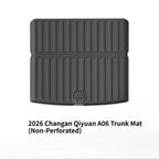 For Models of Changan Qiyuan A06 2026 Car Mats, All-season Waterproof TPE Floor Mats and Trunk Liners
