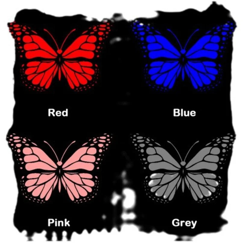 Car Seat Cover Full Set, Universal Butterfly Pattern Embroidery Auto Seat Cover Set CM World
