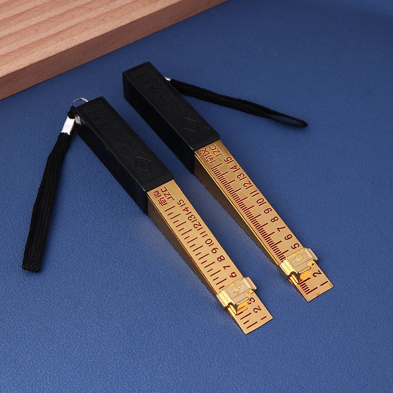 New Vernier Feeler Gauges Wedge Shaped Vernier Feeler Gauge 1-15mm House Engineering Inspection Flatness Measuring Tools CM World