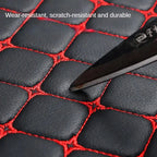 New Universal Car Seat Cover Back Cushion Pu Leather Minimalism Protective Seat Cushion Wear-resistant Car Interior Accessories Car Mobile World