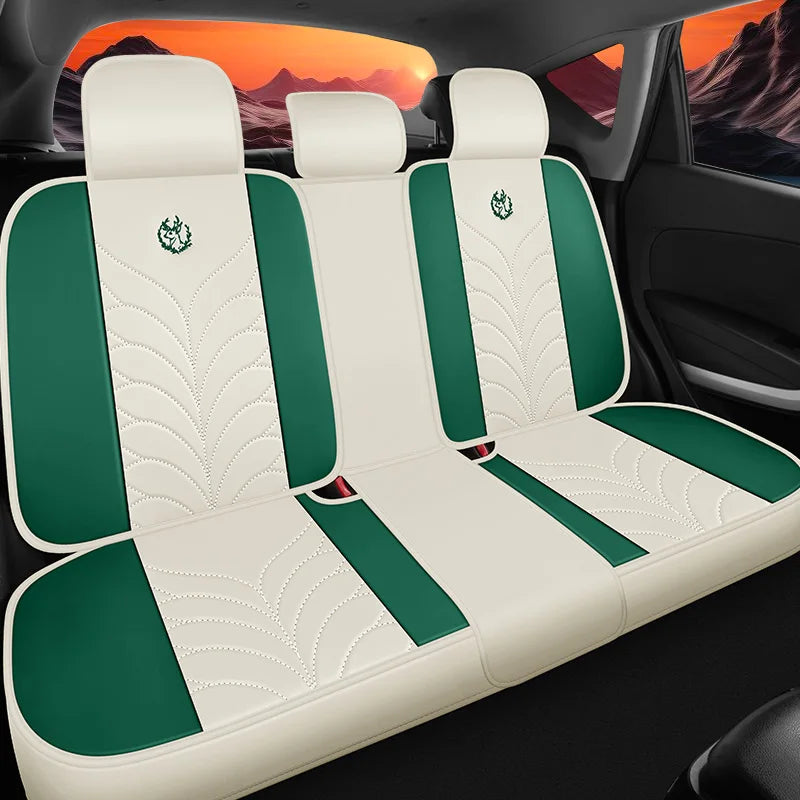 Five-seat universal car seat covers, available in multiple colors, durable and easy to install, suitable for most vehicles. CM World