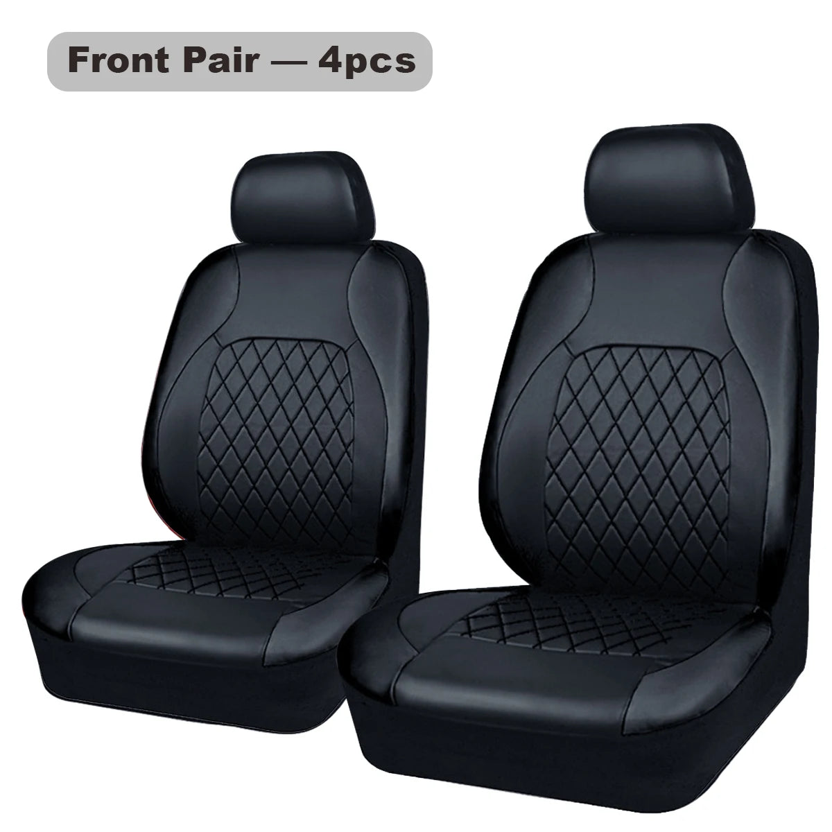 All Season Quited PU Leather Car Seat Cover Full Surrounded Seat Protector Waterproof Universal Fit Sedan Suv Pick-up Truck Seat CM World