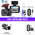 Kocam 4K Dashcam Car Dvr Dual 4K Dash Cam Support 4K Rear Camera WIFI GPS Night Vision 24H Parking Monitoring Black Box Car Mobile World